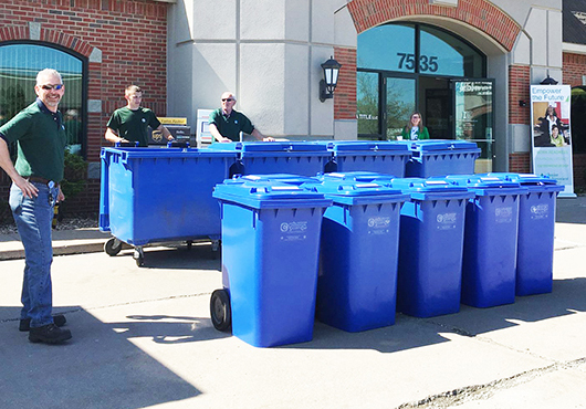 shredding containers with the aaa team